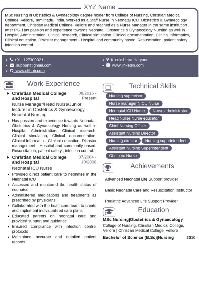 Nurse Manager