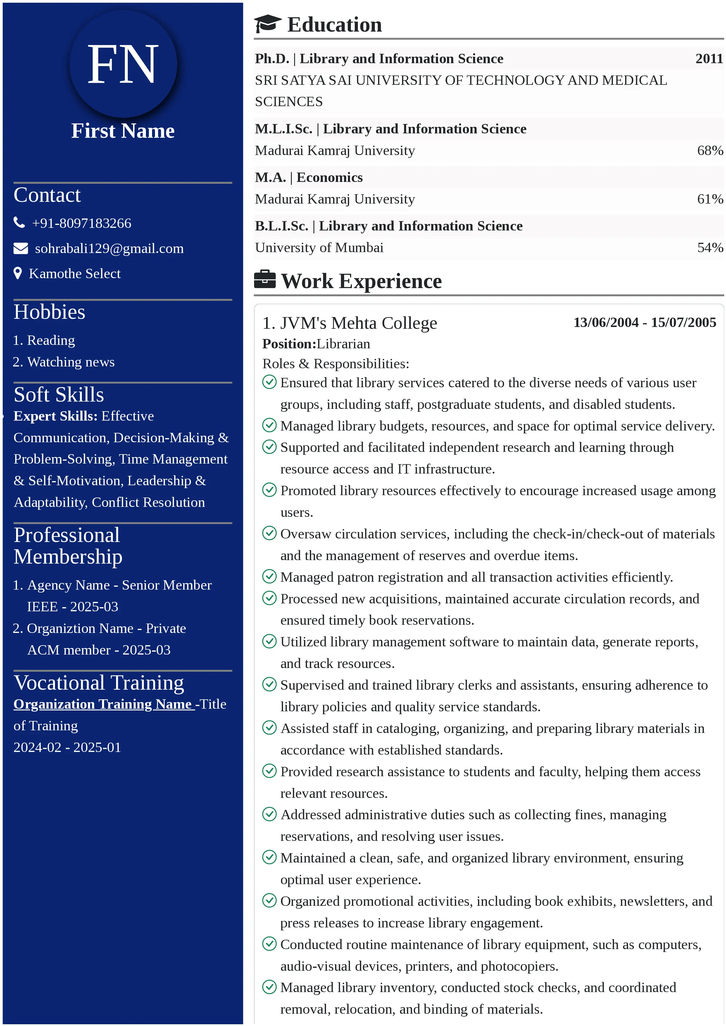 New Resume
